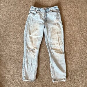 Abercrombie & fitch Curve Love High Rise Mom Jean 27